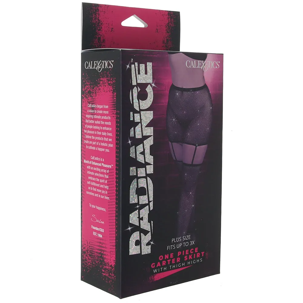 Radiance One Piece Gartered Skirt and Stockings XL