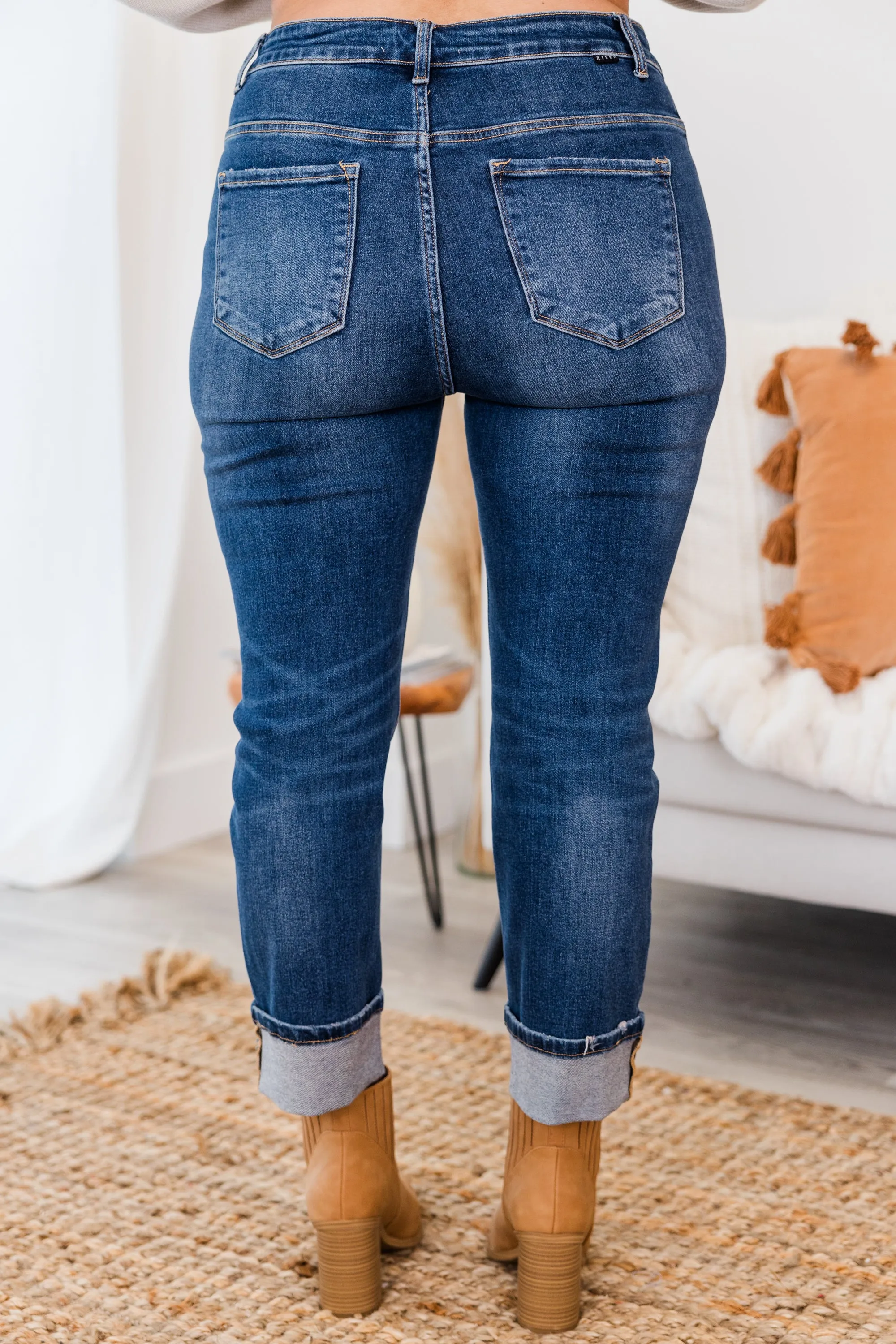 She's a Work of Art Jeans, Dark Wash