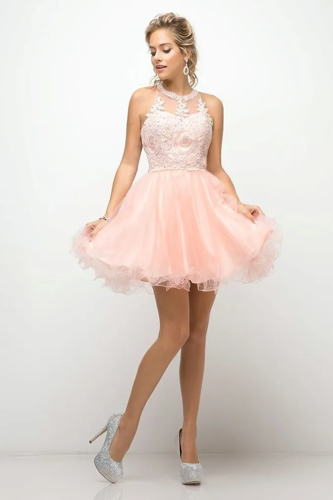 Short Layered Cocktail Dress