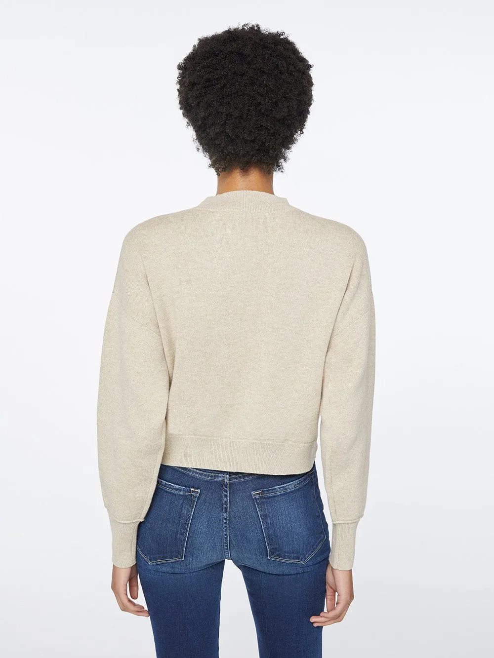 Two Tone Jacquard Crew