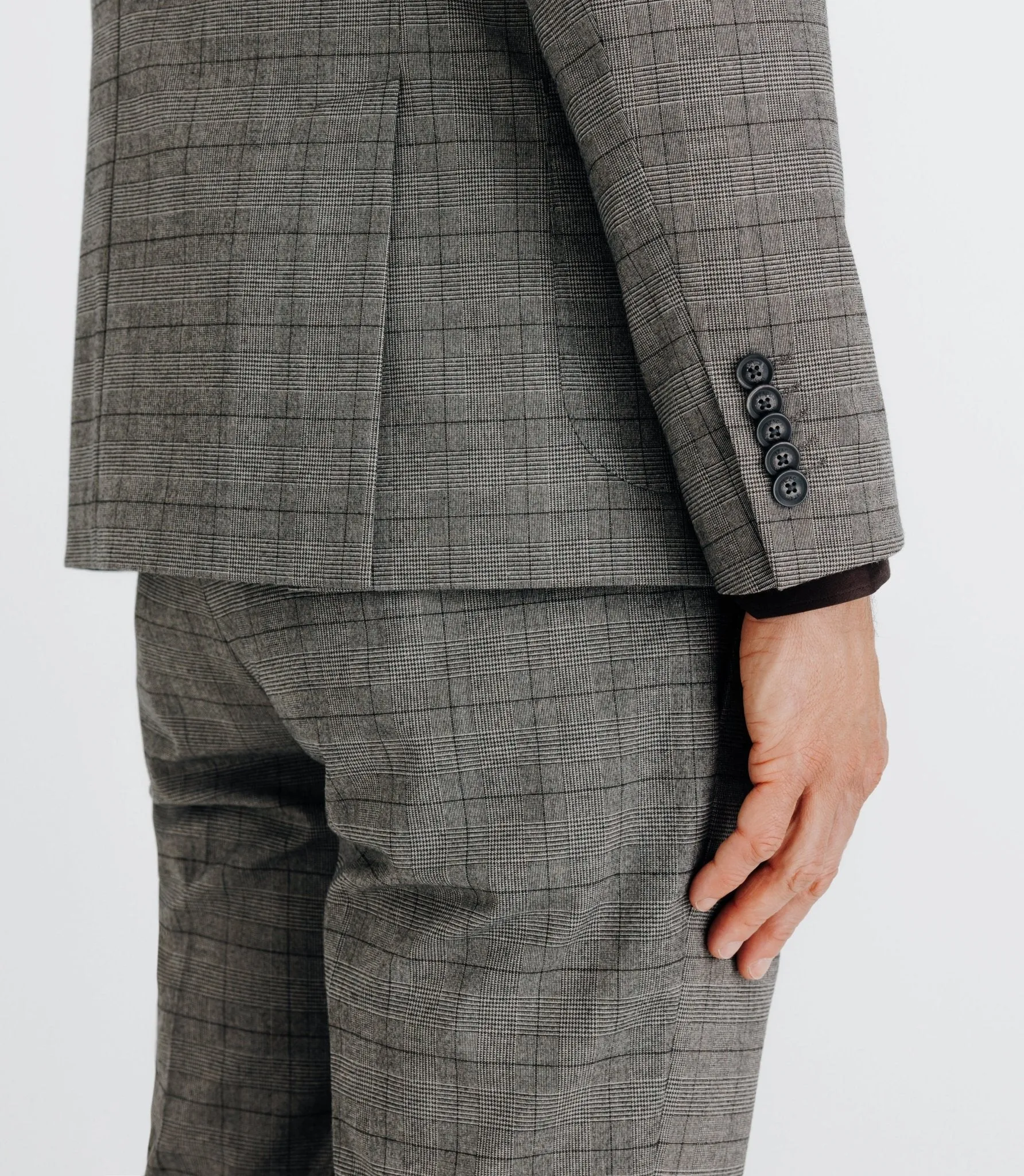 Veste ville prince de galle marron