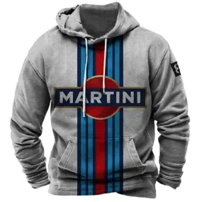 Vintage Y2K Style Men's Oversized Golf Pullover Hoodie – Autumn/Winter Casual Sweatshirt for Daily Wear