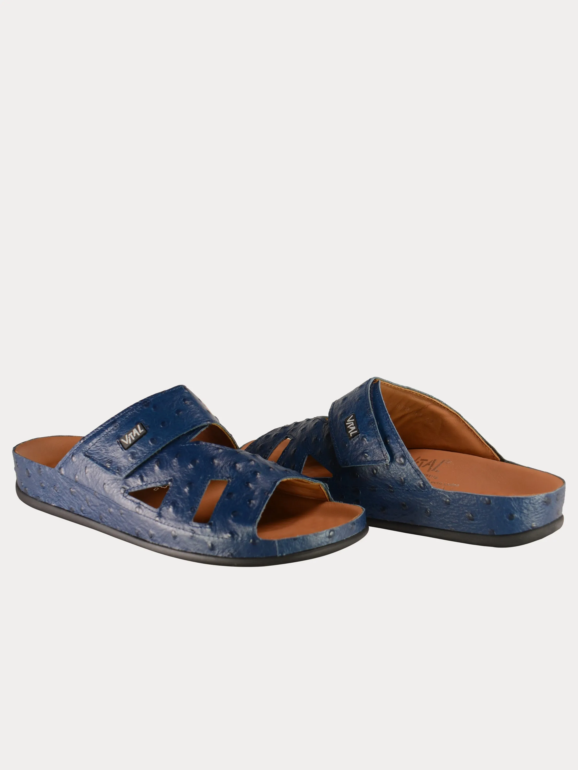 Vital Men's Detail Strap Leather Sandals