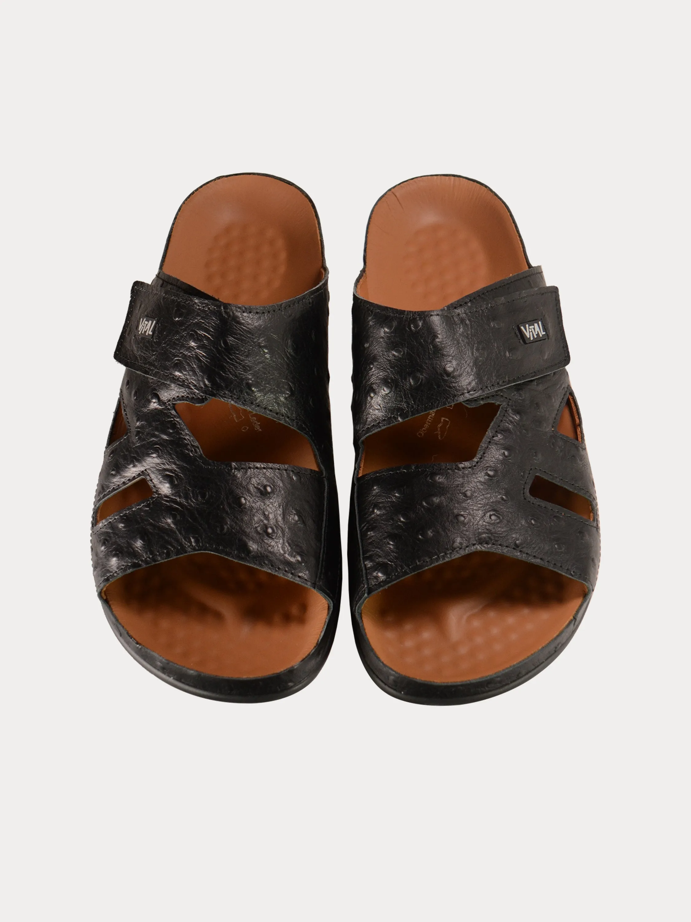 Vital Men's Detail Strap Leather Sandals