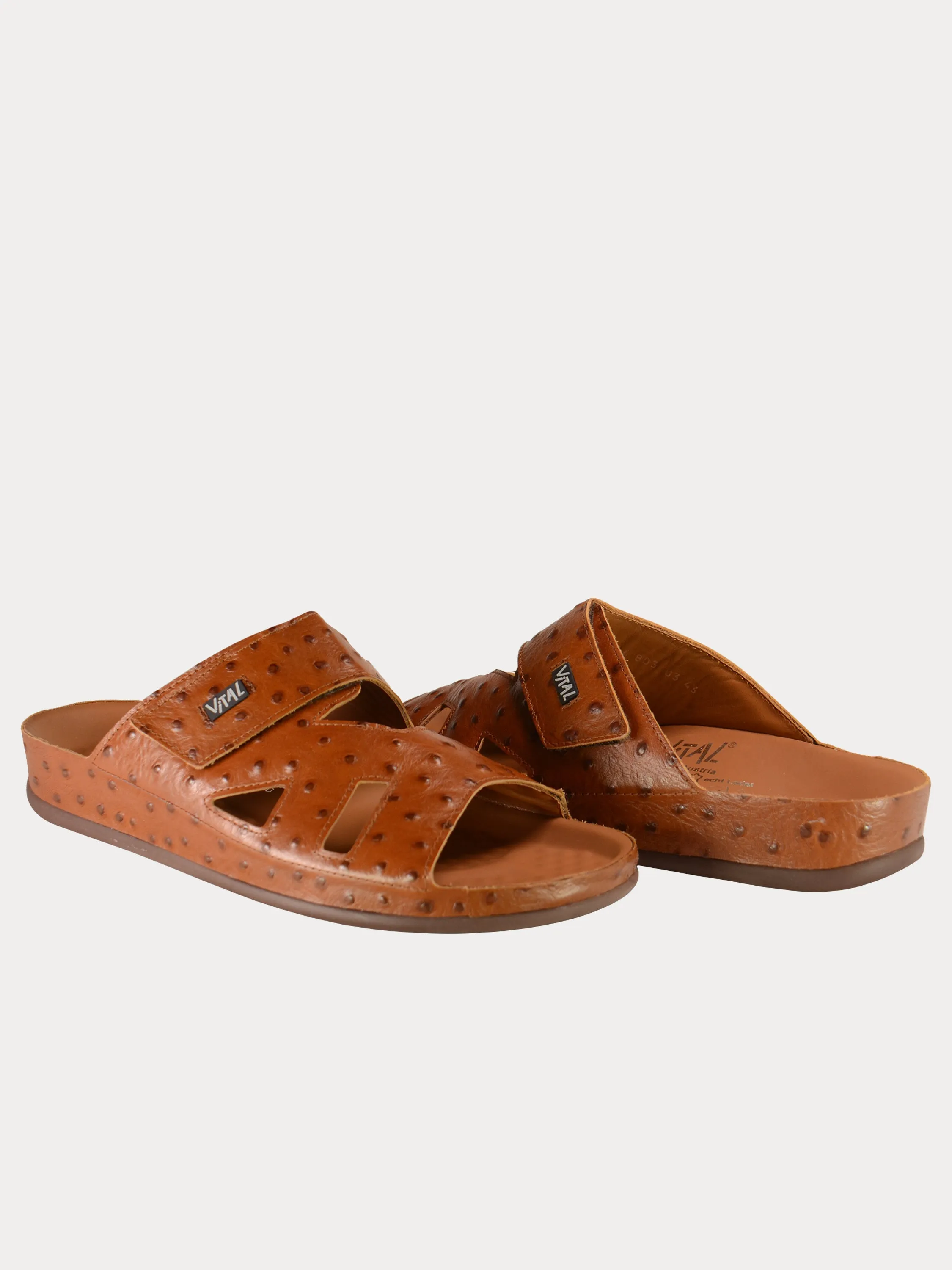Vital Men's Detail Strap Leather Sandals