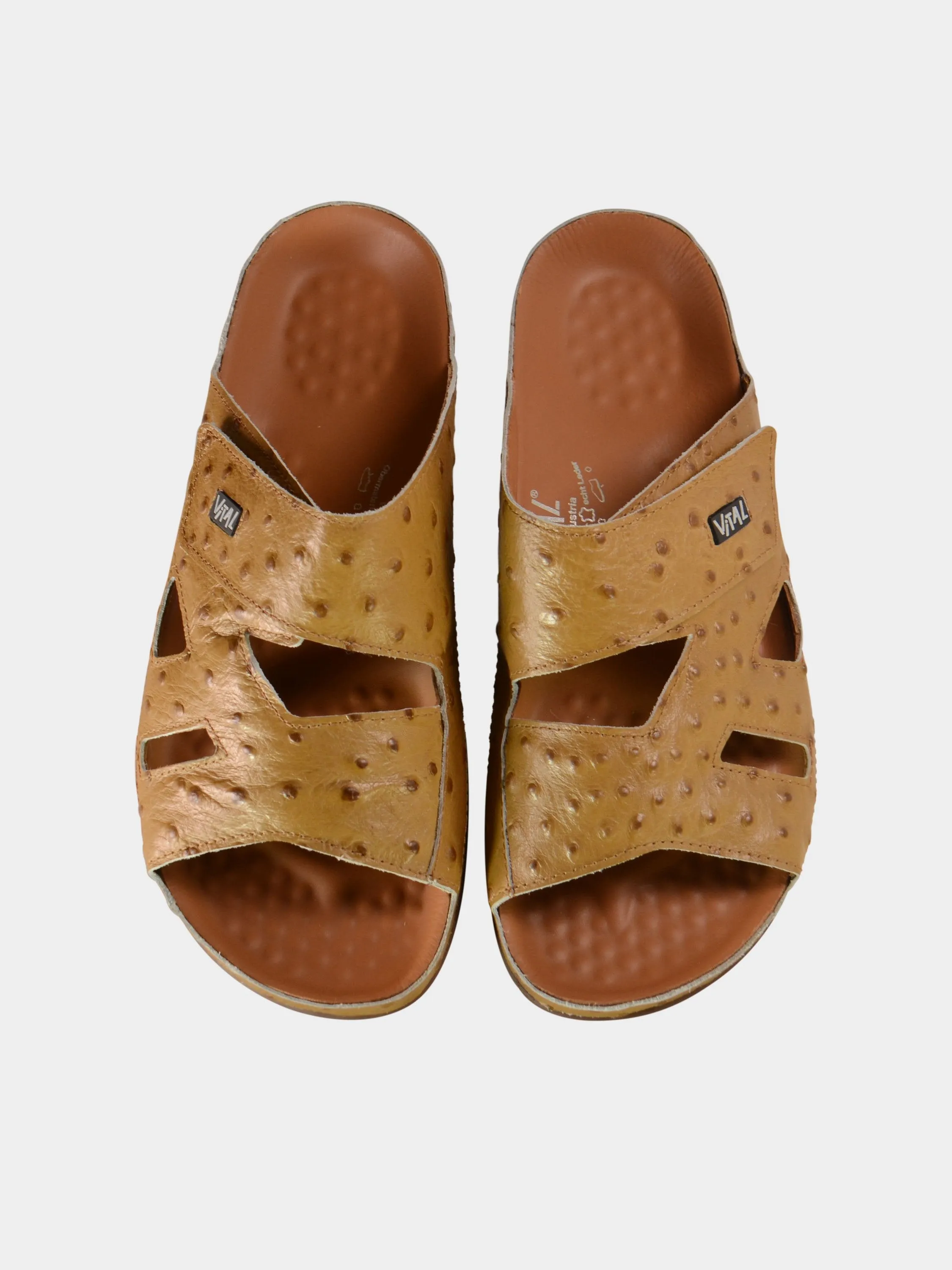 Vital Men's Detail Strap Leather Sandals