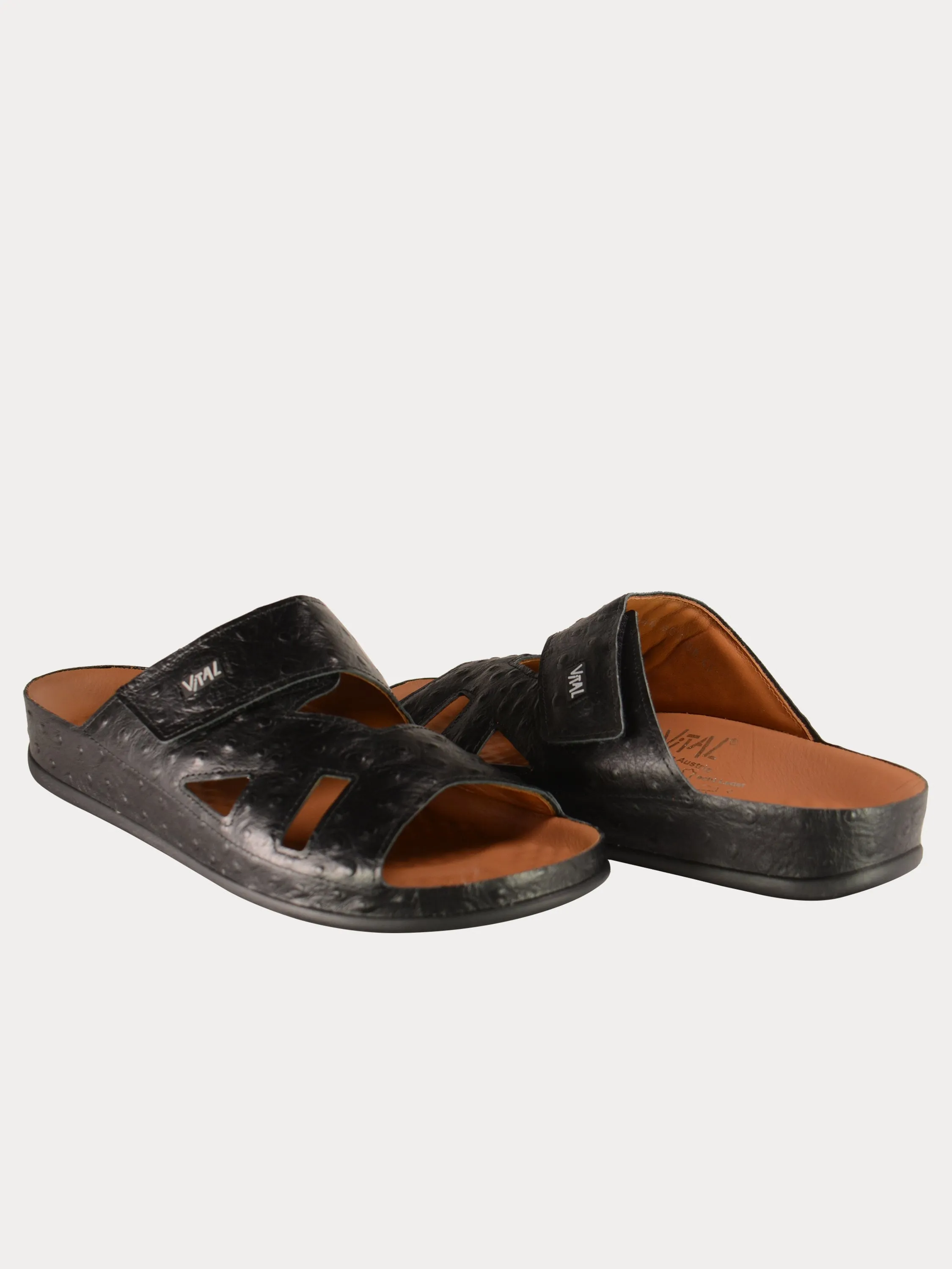 Vital Men's Detail Strap Leather Sandals