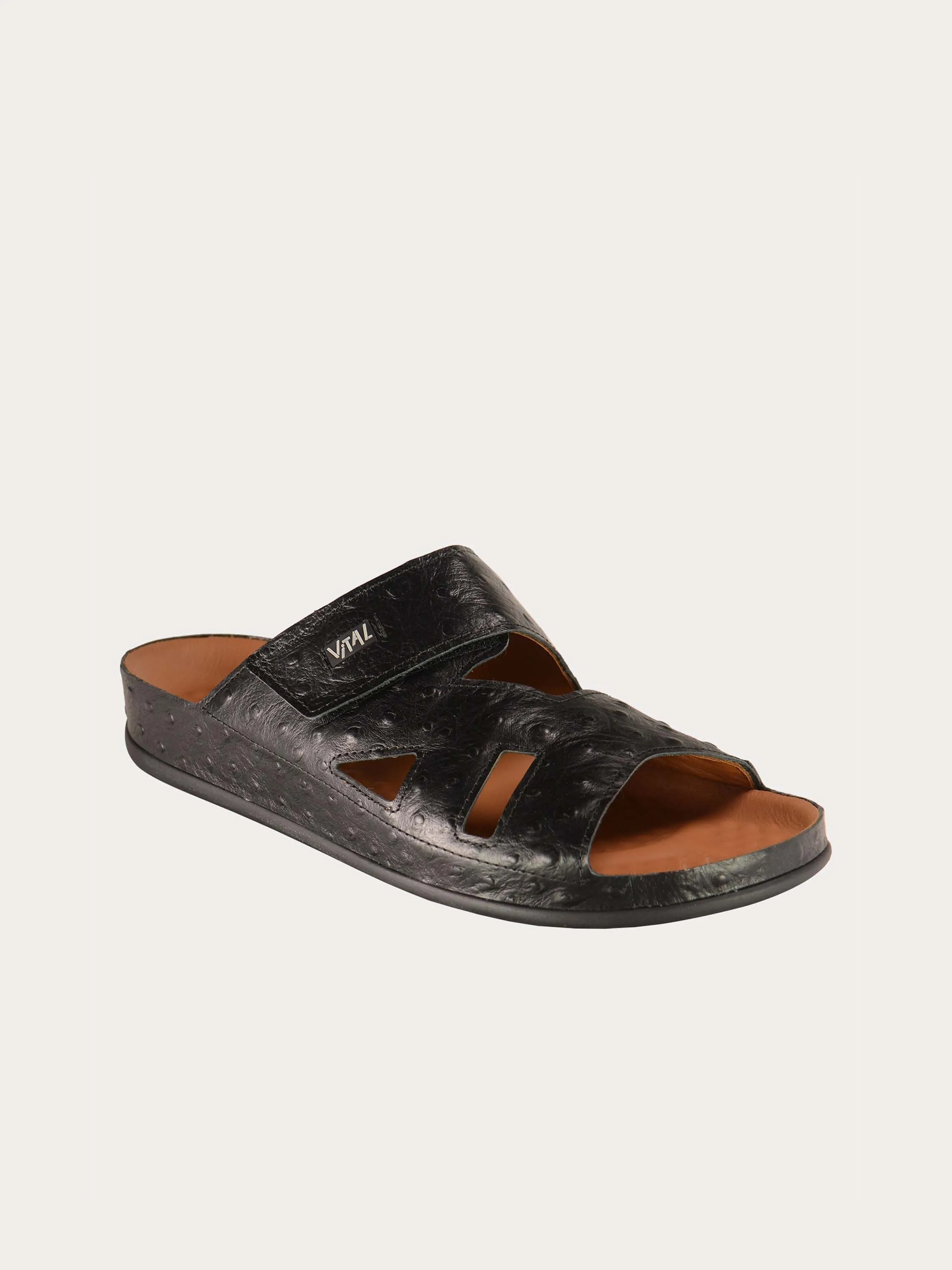 Vital Men's Detail Strap Leather Sandals