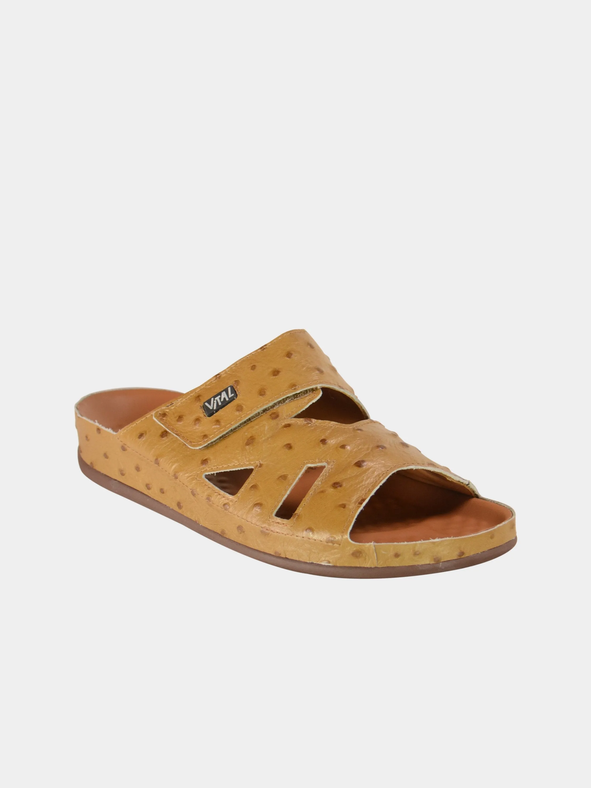 Vital Men's Detail Strap Leather Sandals