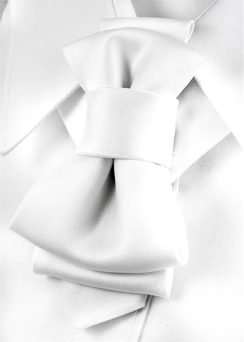 WEDDING BOW TIE WHITE WHITE