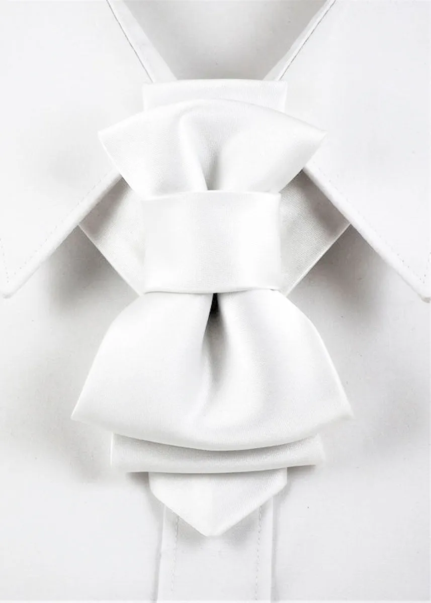 WEDDING BOW TIE WHITE WHITE
