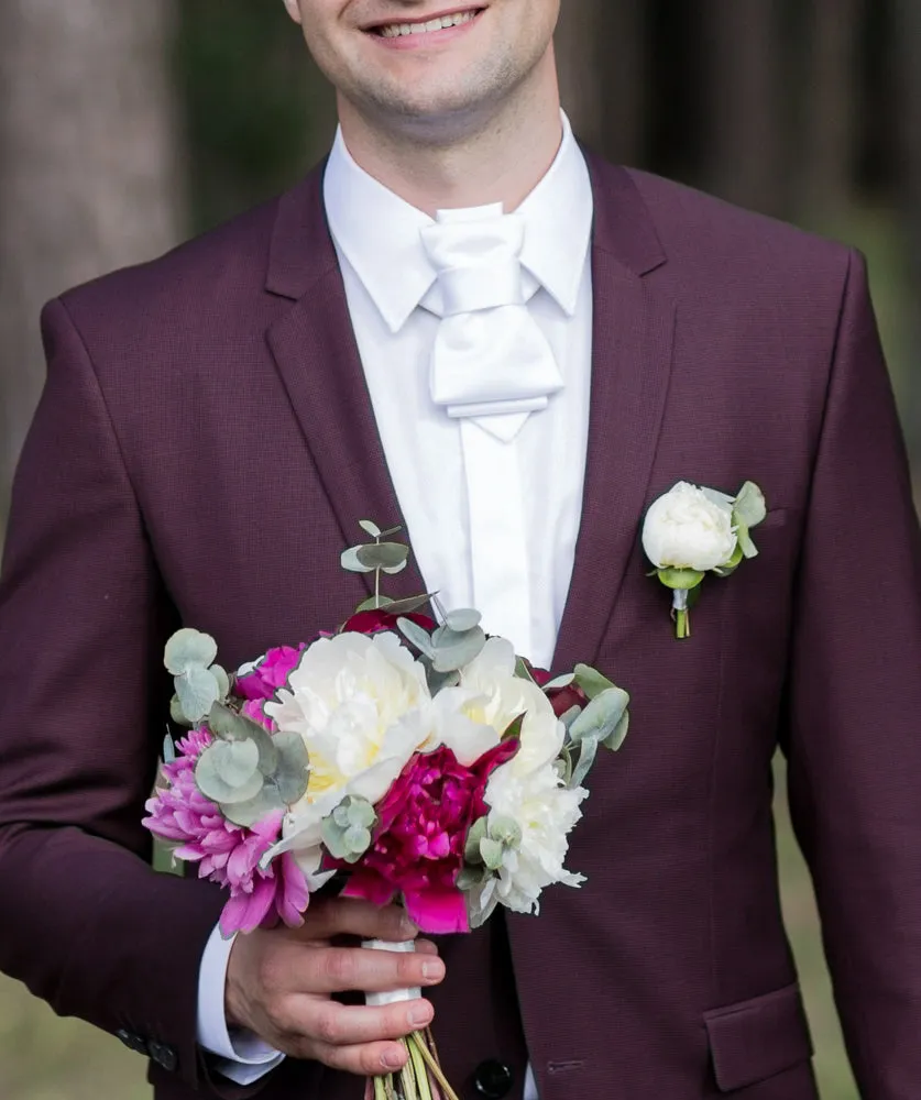 WEDDING BOW TIE WHITE WHITE