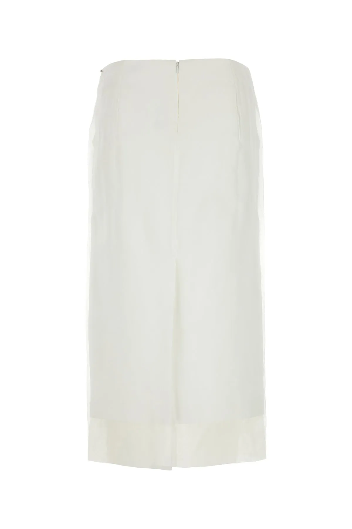 White silk Aceti1234 skirt