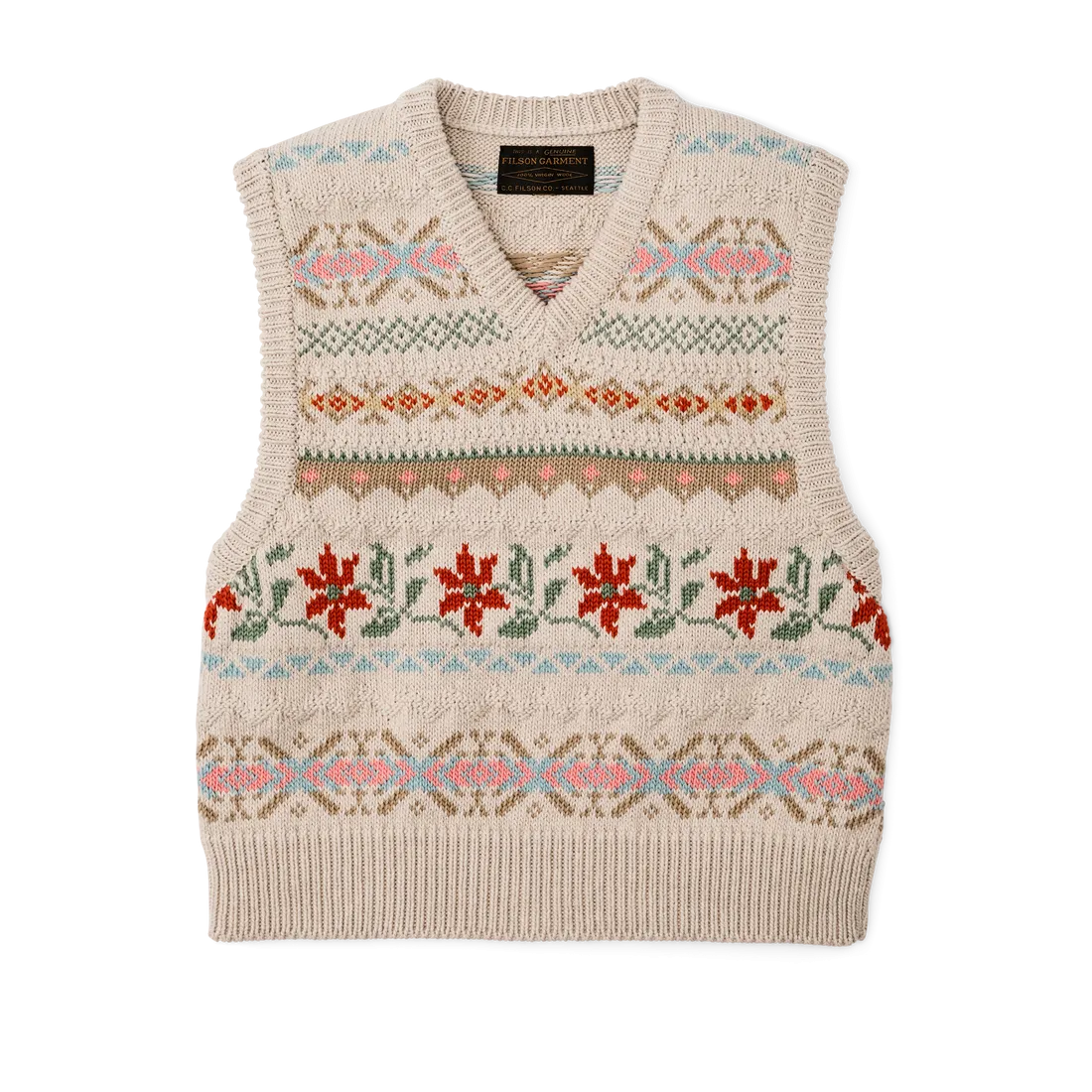 Women's Jacquard Cotton Vest