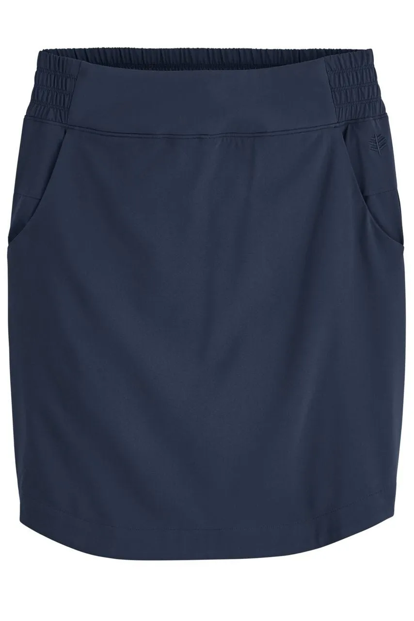 Women's Pisa Travel Skort  |  Midnight Sky
