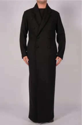 Wool Maxi Double Breasted Coat