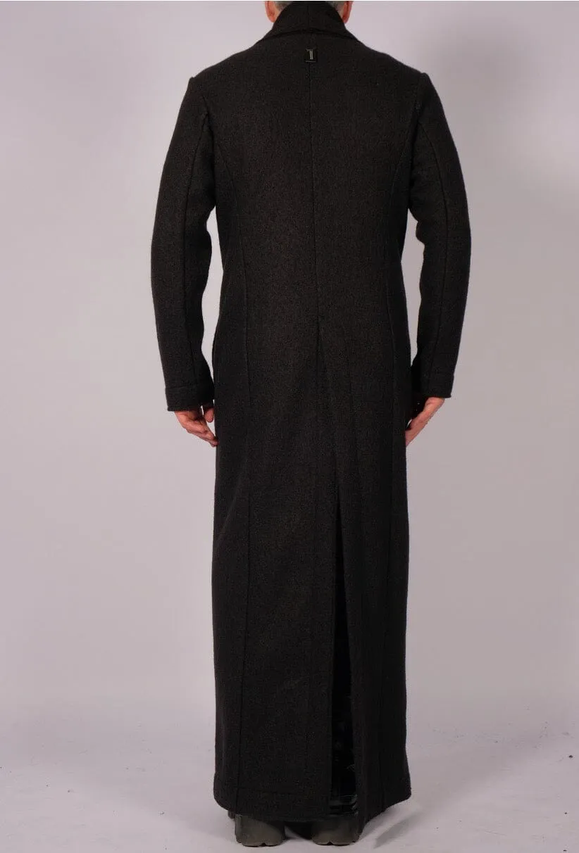 Wool Maxi Double Breasted Coat